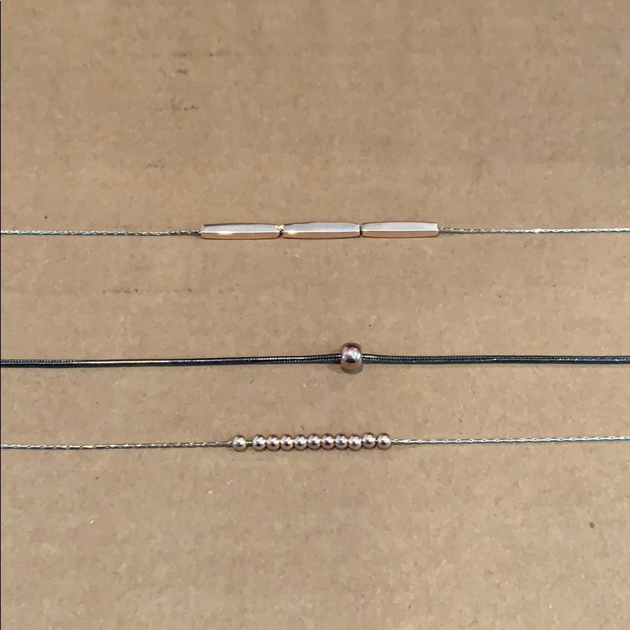 Bundle Of Three Chokers 8$